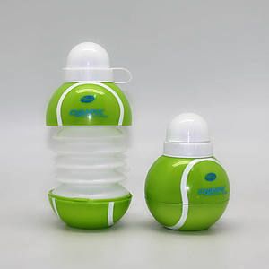 13 OZ Ball Shape Folding Water Bottle