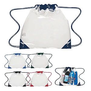 PVC Transparent Drawstring Backpack