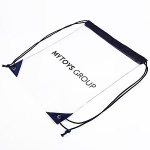 PVC Transparent Drawstring Backpack