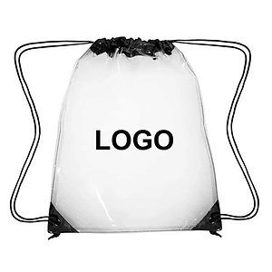 PVC Transparent Drawstring Backpack