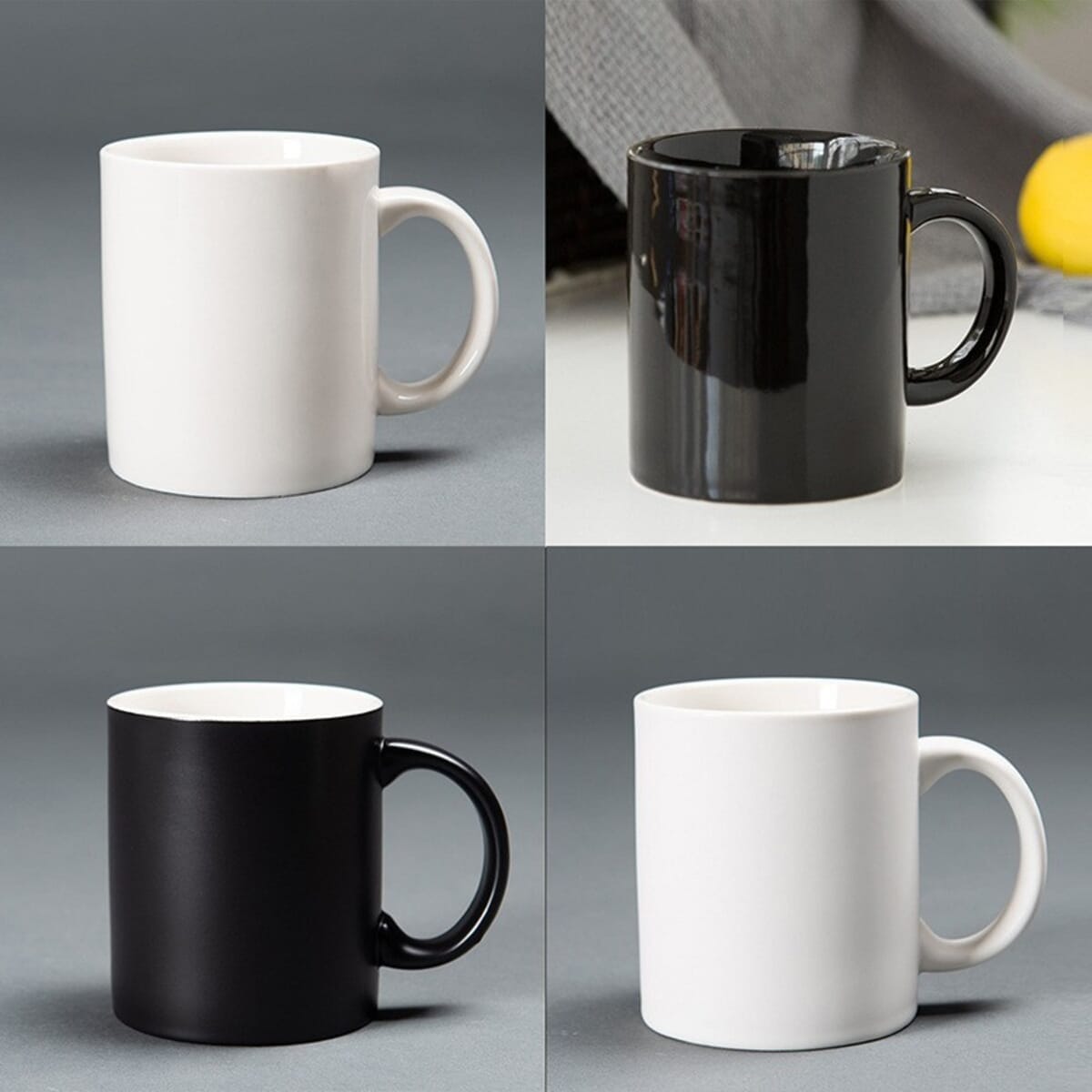 12 oz Ceramic Mug with Tray