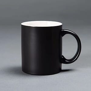 12 oz Ceramic Mug with Tray