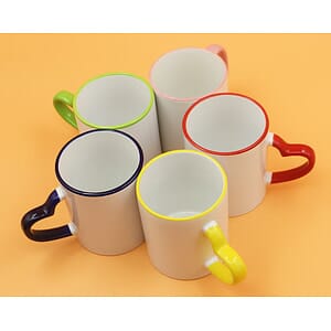 12 oz Ceramic Mug with Tray