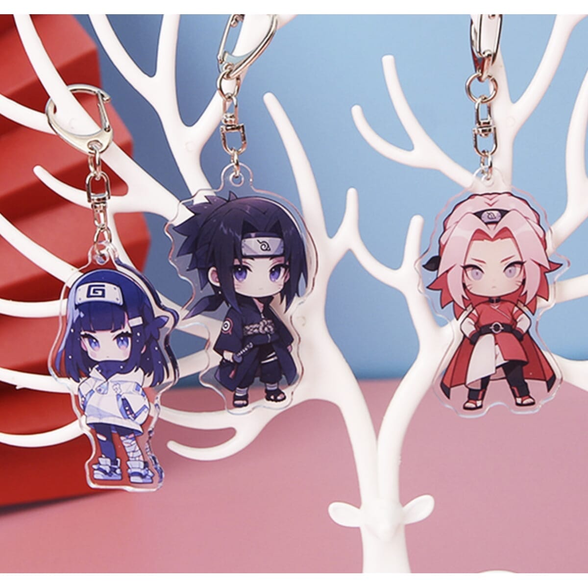 Custom Any Shaped Acrylic Cartoon Keychain for Two Sides Printing
