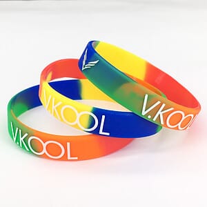 3D Embossed Silicone Wristband