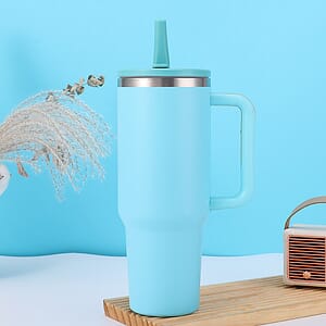 40oz 304 Steel Recycled Travel Tumbler with Straw