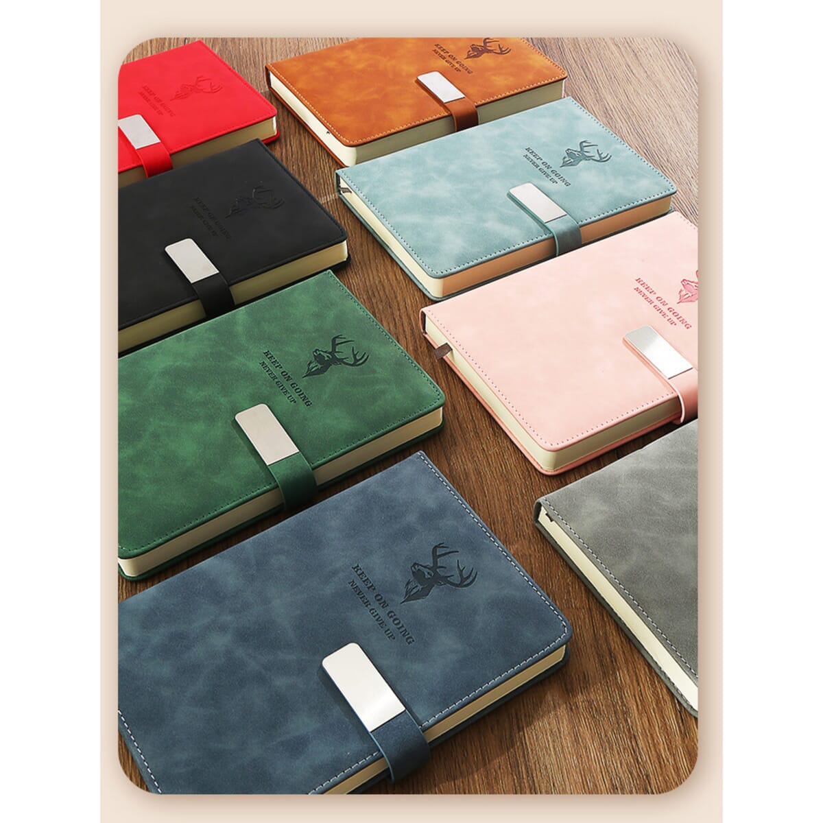 Journal Notebook Lined with Hardcover Magnetic Closure