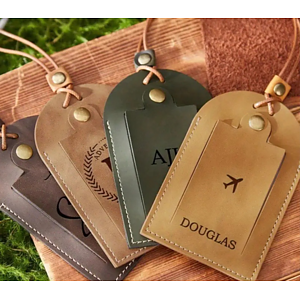 Custom PU Luggage Tag