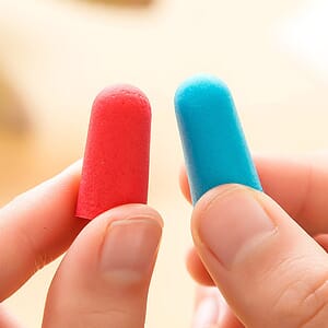 Soft Foam Earplugs With Case