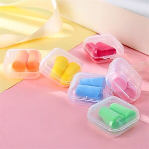 Soft Foam Earplugs With Case