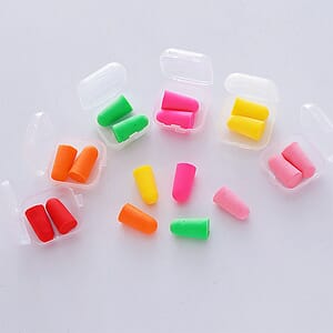 Soft Foam Earplugs With Case