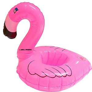 Inflatable Pink Flamingo Floating Coaster