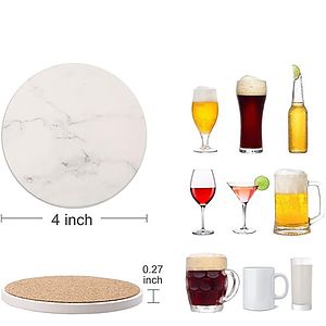 Round Absorbent Coaster