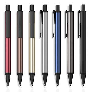 Retractable alluminum Pen