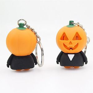 Halloween Pumpkin Man Keychain