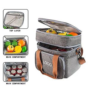 Double Cooler Lunch Bag