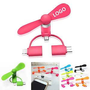 3-in-1 Mini Fan for Phone