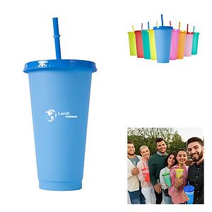 Reusable Smoothie Color changing Cups for Kids