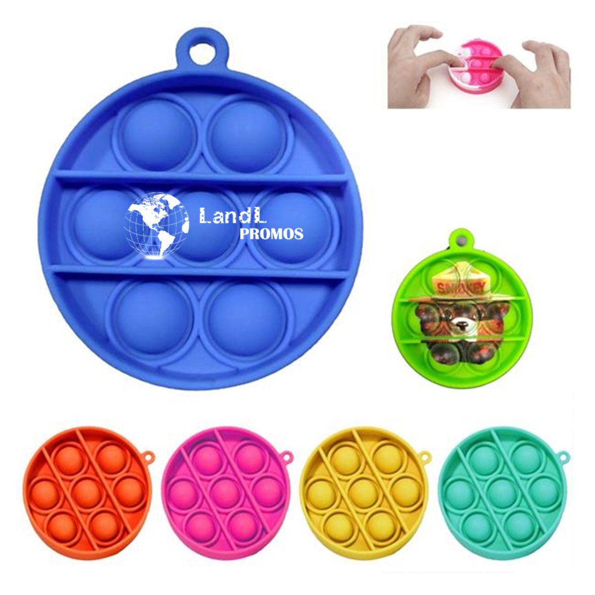 Mini Pop Fidget Keychain