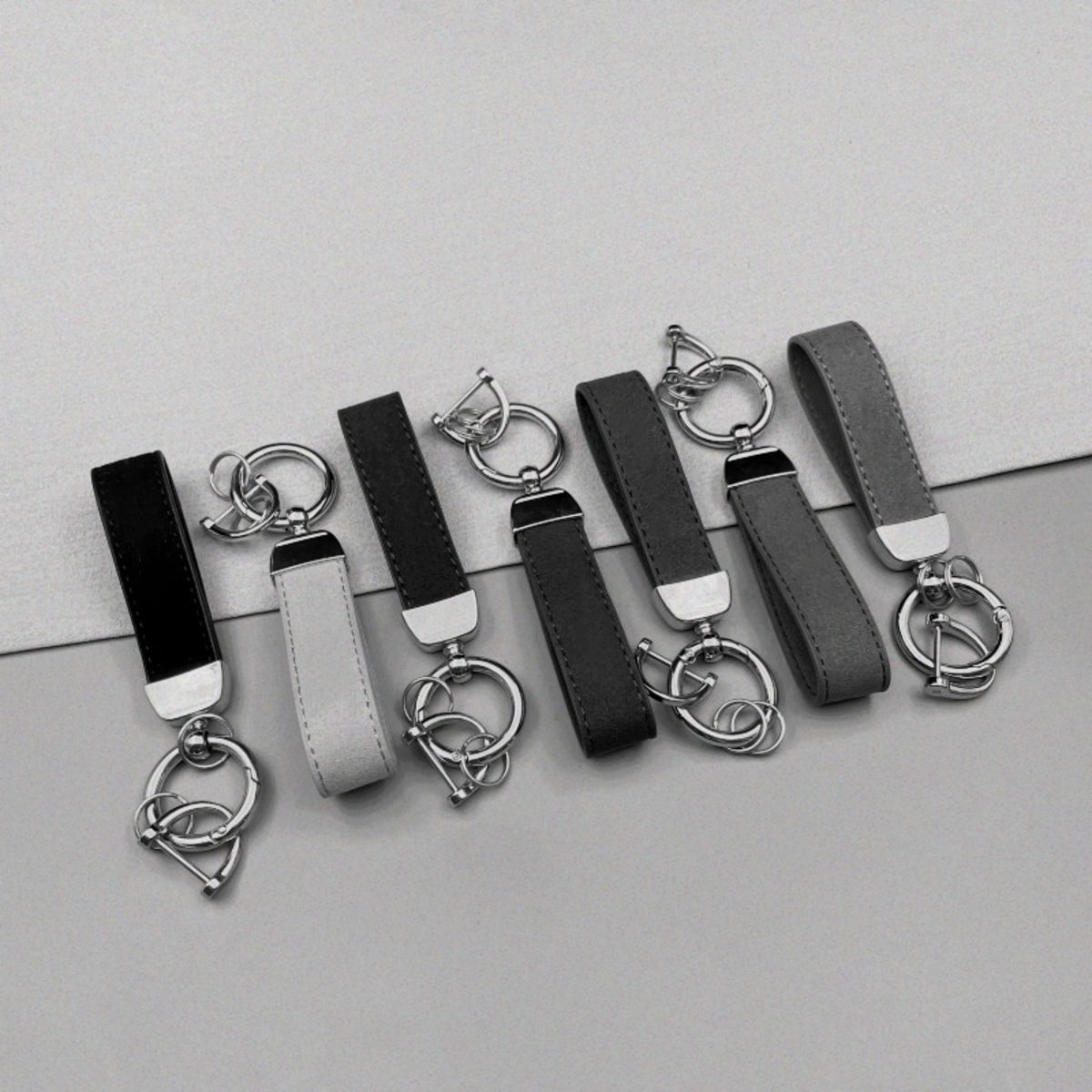 PU Key Ring Chain Simple KeyChains