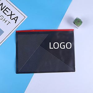 PVC plastic zipper document bag