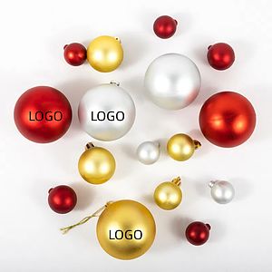 Christmas Bauble colour GOLD Christmas glass balls