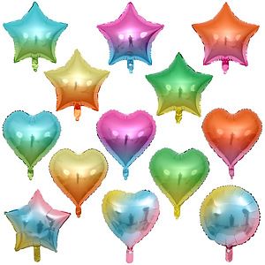 Birthday party decoration star shape aluminum film balloon