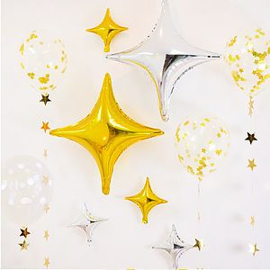 Shiny foil balloon for happy birthday party decoration