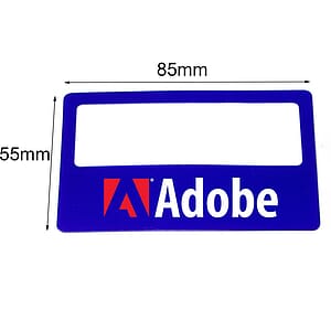 PVC Business Card Magnifier/Ruler