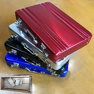 Suitcase Shaped Business Card Holder