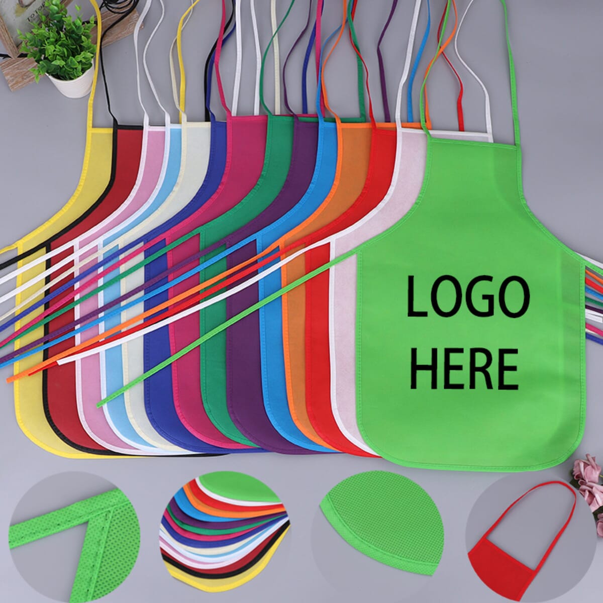 Eco-friendly Disposable Non-woven Apron