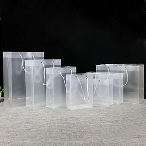 Frosted PP Gift Bag w/Rope Handle