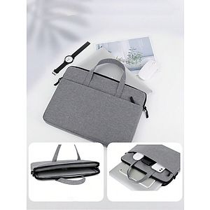 Polyester Laptop Sleeve w/ Carry Handle & Shoulder Strap