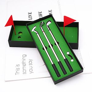 Mini Desktop Golf Ball Gift Set