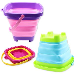 Multi-Function Barrel Portable Folding Basin Silicone Bucket