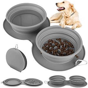 Portable Collapsible Pet Bowl for Eating and Drinking