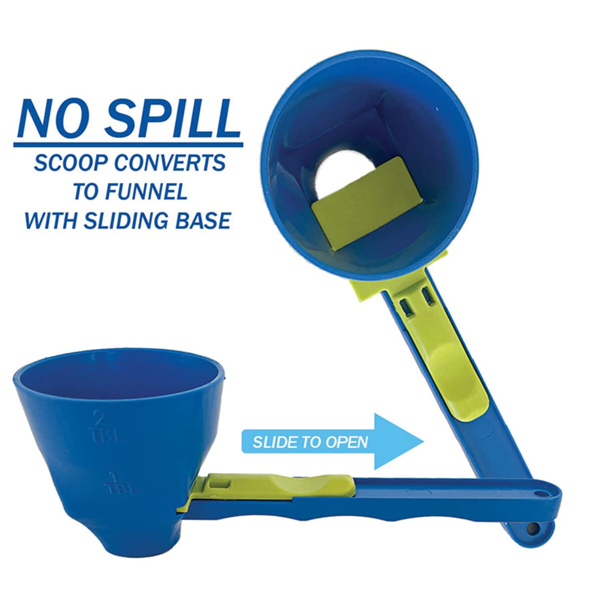 Slide Spoon Convertible to Funnel Protein Powder