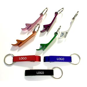 Aluminum Bottle/Can Opener Key Ring