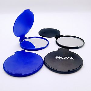 Round Compact Folding Mirror