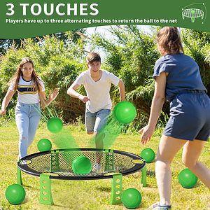 Beach Yard Lawn Backyard Roundnet ball net Games Set