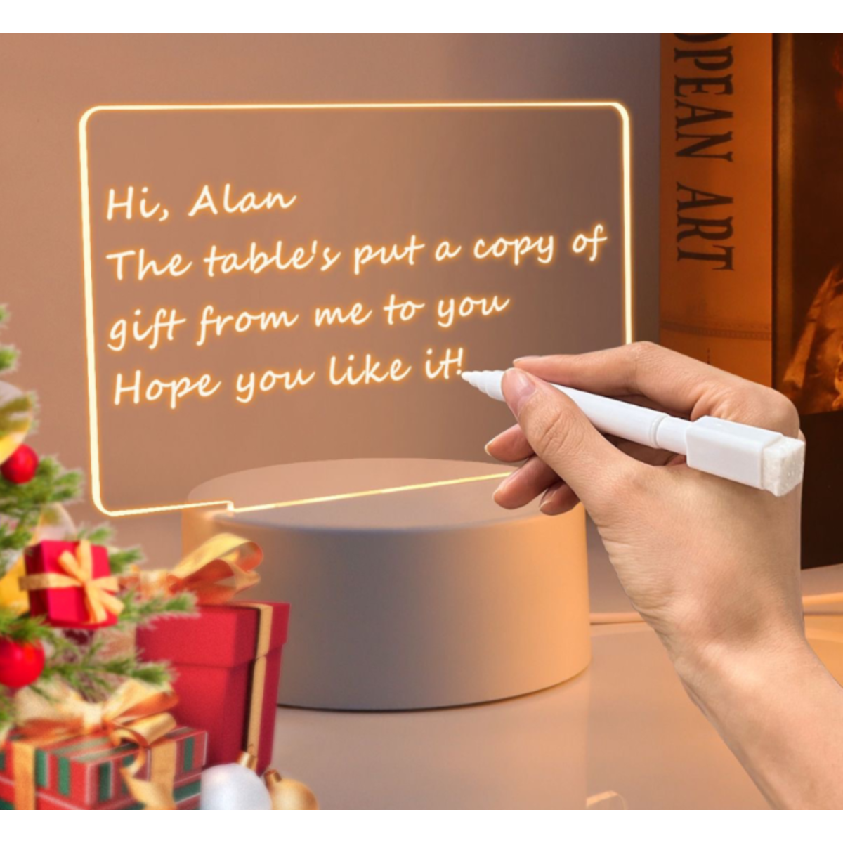 Writing Board Acrylic Night Light
