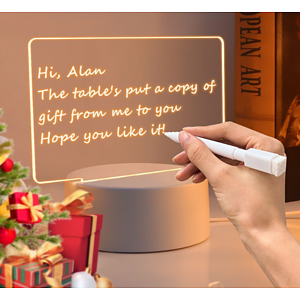Writing Board Acrylic Night Light