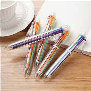 6 Colors Retractable Ballpoint Pen