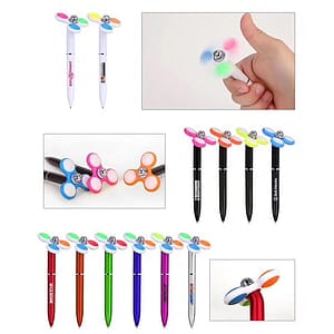 Fidget Spinner with Ballpoint Pen
