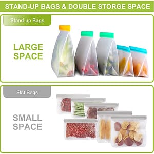 Reusable Storage Bags for Picnic