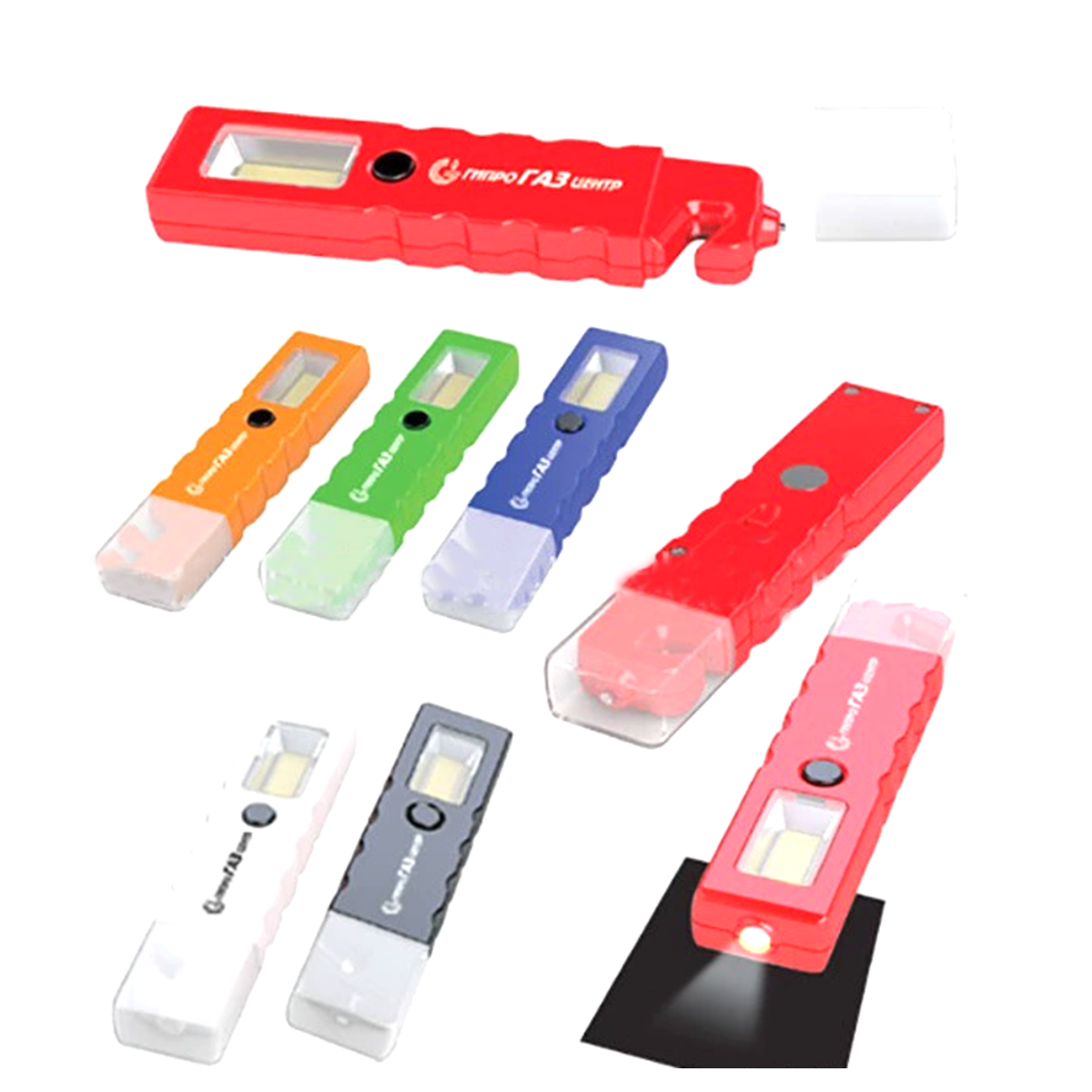 4-in-1 COB Emergency Tool with Hammer Torch