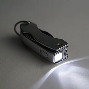 6-in-1 Outdoor Tool Knife Keychain Carabiner Pen
