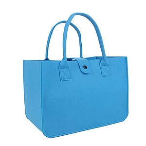 Felt PU Leather Tote Bag