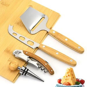 Perfect Pairing Wine Opener & Cheese Knife Set