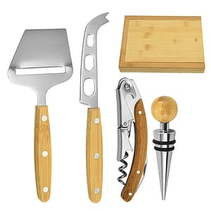 Perfect Pairing Wine Opener & Cheese Knife Set